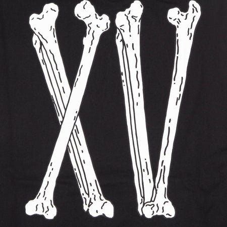 PROPAGANDA Felpa Cappuccio Uomo Xv Bones Hoodie Black da uomo