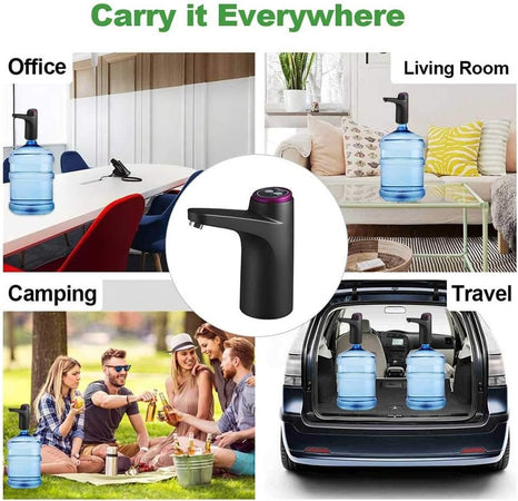Dispenser Erogatore D'acqua Ricarica Usb Automatica Pompa Portatile Elettrica Universale