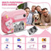 Mini Macchina Fotografica Portatile Design Unicorno Multifunzionale A Batteria Per Bambini