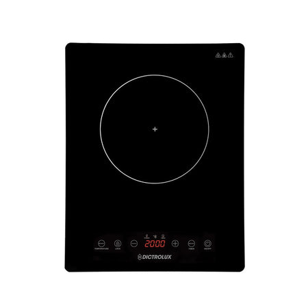 Piastra A Induzione Display Lcd Touch 8 Livelli Potenza Temperatura 2000w Timer Regolabile