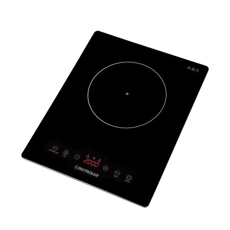 Piastra A Induzione Display Lcd Touch 8 Livelli Potenza Temperatura 2000w Timer Regolabile