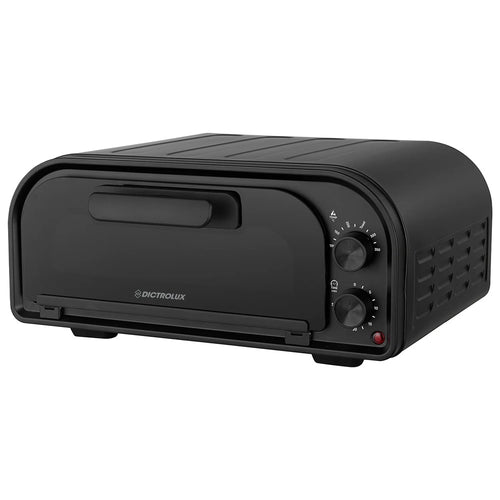 Forno Per Pizza Con Pietra Refrattaria 1600w Cottura Rapida Doppio Elemento Riscaldante