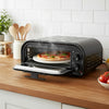 Forno Per Pizza Con Pietra Refrattaria 1600w Cottura Rapida Doppio Elemento Riscaldante
