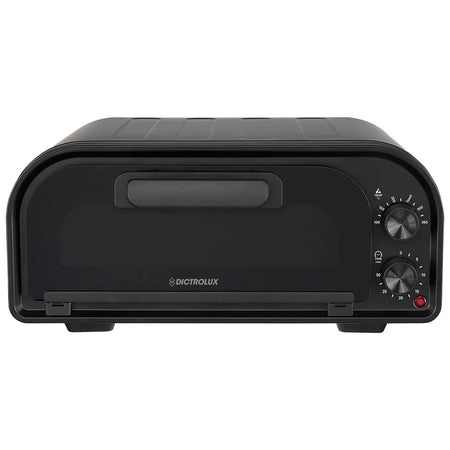Forno Per Pizza Con Pietra Refrattaria 1600w Cottura Rapida Doppio Elemento Riscaldante