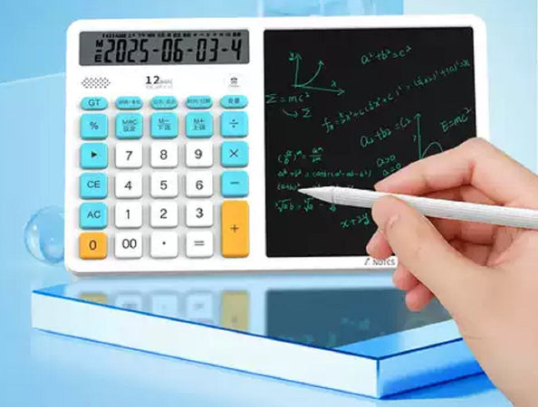 Calcolatrice Solare Con Tasti Con Tavoletta Grafica Lavagna Digitale Per Scrittura A Mano