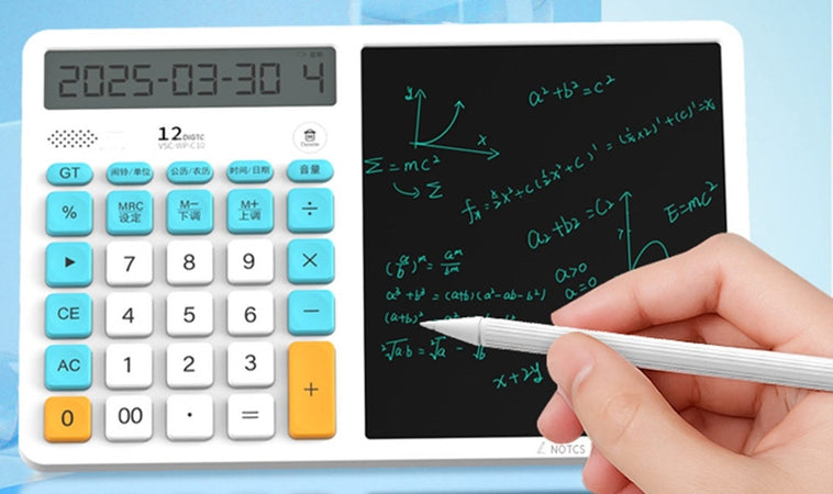 Calcolatrice Solare Con Tasti Con Tavoletta Grafica Lavagna Digitale Per Scrittura A Mano