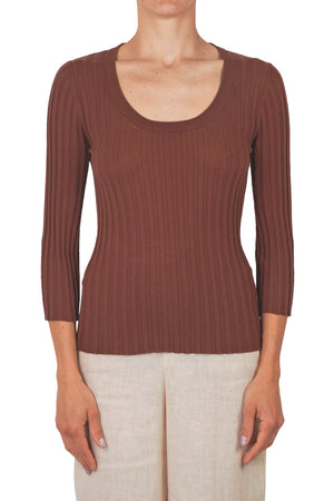 SO ALLURE So Allure - Maglia - 451625 - Cioccolato da donna
