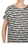 MAMA B Mama B - T-shirt - 451823 - Nero/Latte da donna