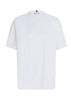 Tommy Hilfiger T-SHIRT RLX LIGHT CTN INTERLOCK C-NK SS da donna
