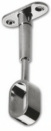 REGGITUBO OVALE mm. 30X15 CENTRALE CROM.