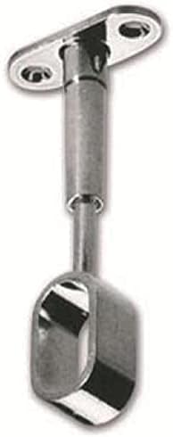 REGGITUBO OVALE mm. 30X15 CENTRALE CROM.