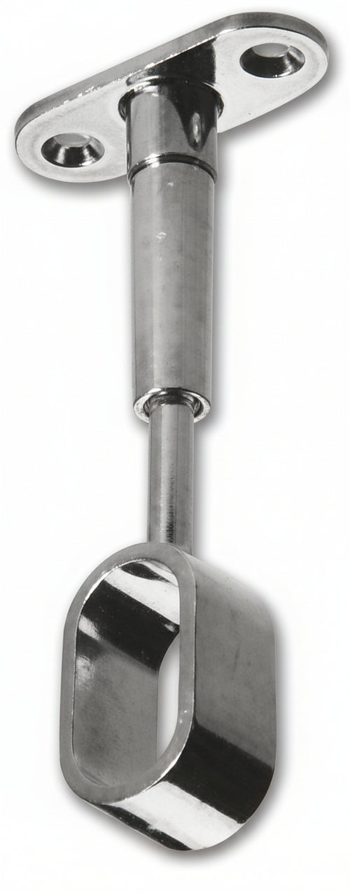 REGGITUBO OVALE mm. 30X15 CENTRALE CROM.