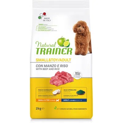 Natural Trainer Mantenimento mangime secco Cani Adult small & toy manzo e riso