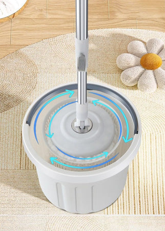 Mocio Con Secchio Autopulente A Separazione Acque Manico Allungabile Pulizia Pavimenti