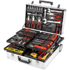 Kit Attrezzi Valigetta Professionale 799pz Trolley Alluminio Con Ruote Completo Fai Da Te