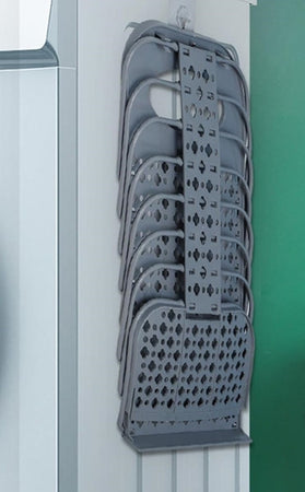 Cesto Portabiancheria Pieghevole A Parete Salvaspazio Con Manico Camera Soggiorno Bagno