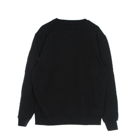 ALPHA INDUSTRIES Felpa Girocollo Uomo Nasa Reflective Sweater Black da uomo