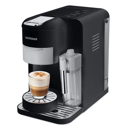 Macchina Da Caffè Con Montalatte 3 In 1 1350w Multifunzione Adattatori Per Capsule Cialde