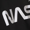 ALPHA INDUSTRIES Felpa Girocollo Uomo Nasa Reflective Sweater Black da uomo