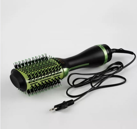 Set Piastra + Spazzola Rotante Ioni 2in1 Professionale Per Styling Capelli Multifunzione