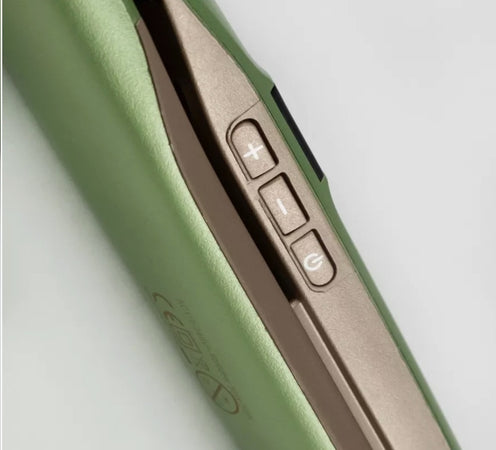 Set Piastra + Spazzola Rotante Ioni 2in1 Professionale Per Styling Capelli Multifunzione