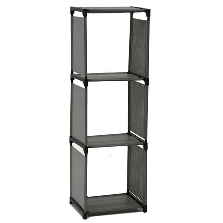 Scaffale Multiuso A 3 Scomparti Ripiani Armadio Componibile Per Bucato Mobile Casa Bagno