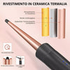 Set 5in1 Piastra Capelli 3 Coni Arricciacapelli Lisci Onde Ceramica Riscaldamento Rapido