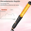 Set 5in1 Piastra Capelli 3 Coni Arricciacapelli Lisci Onde Ceramica Riscaldamento Rapido