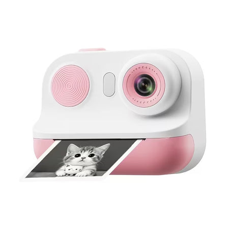Fotocamera Portatile A Stampa Istantanea Per Bambini Con Schermo Led Zoom Digitale 6x