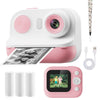 Fotocamera Portatile A Stampa Istantanea Per Bambini Con Schermo Led Zoom Digitale 6x