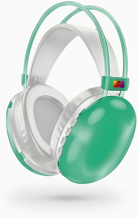 Cuffie Wireless Ricaricabile Bluetooth V5.3 Luci Rgb Led Auricolare Musica Pc Smartphone