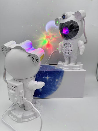 Proiettore Galassia Luce Notturna Forma Astronauta Altoparlante Bluetooth Telecomando