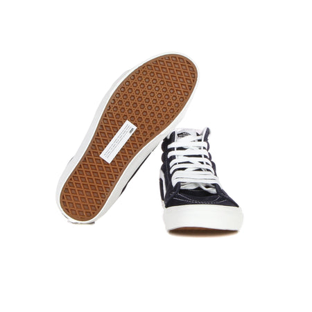 VANS Scarpa Alta Uomo Sk8-hi (pig Suede) Mid Blue/white da uomo