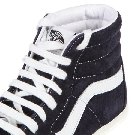VANS Scarpa Alta Uomo Sk8-hi (pig Suede) Mid Blue/white da uomo