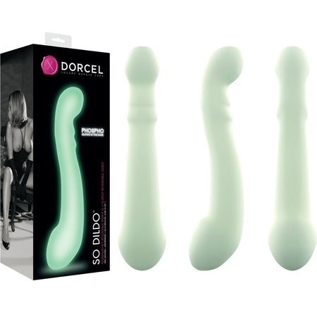 So Dildo Doppio Fluorescente Stimolatore Vaginale Anale Punto G