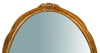 Biscottini Specchiera da parete verticale/orizzontale in legno finitura foglia oro anticato L43xPR4xH61 cm Made in Italy