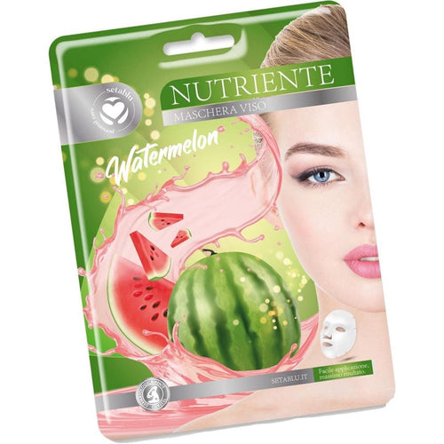 Maschera Viso All'anguria In Tessuto Nutriente Per Cura Della Pelle Facile Applicazione