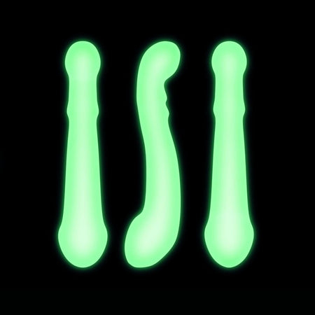 So Dildo Doppio Fluorescente Stimolatore Vaginale Anale Punto G