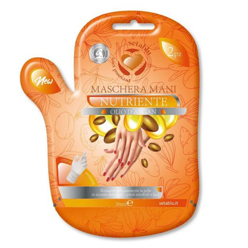 Maschera Mani Nutriente All'olio Di Argan Effetto Ristrutturante Idratante Rigenerante