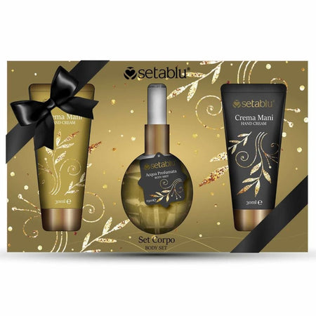 Set Corpo Idea Regalo Con 2 Creme Mani Da 30ml Acqua Profumata Per Cura Idratazione Pelle