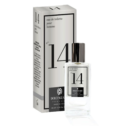Profumo Corpo Eau De Toilette Per Uomo N°14 Da 50 Ml Fragranza Sensuale Iconica 005670