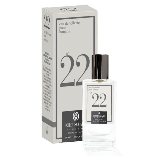 Profumo Corpo Eau De Toilette Per Uomo N°22 Da 50 Ml Fragranza Fresca Marina 005724
