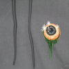 PROPAGANDA Felpa Cappuccio Uomo Scarful Eye Hoodie Grey da uomo