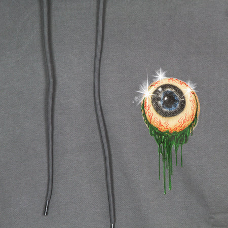 PROPAGANDA Felpa Cappuccio Uomo Scarful Eye Hoodie Grey da uomo