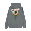 PROPAGANDA Felpa Cappuccio Uomo Scarful Eye Hoodie Grey da uomo