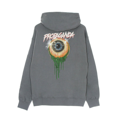 PROPAGANDA Felpa Cappuccio Uomo Scarful Eye Hoodie Grey da uomo