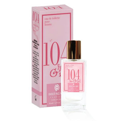 Profumo Corpo Eau De Toilette Donna Ragazza N°104 50ml Fragranza Dolce Avvolgente 006264