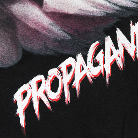 PROPAGANDA Felpa Cappuccio Uomo Scarful She Hoodie Black da uomo
