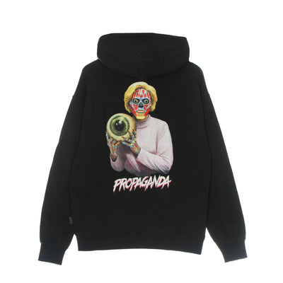 PROPAGANDA Felpa Cappuccio Uomo Scarful She Hoodie Black da uomo