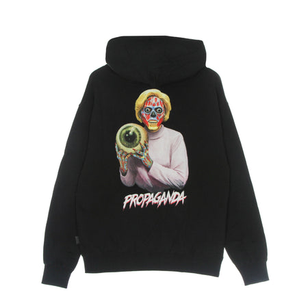 PROPAGANDA Felpa Cappuccio Uomo Scarful She Hoodie Black da uomo